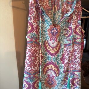 Rose & Olive Multicolor Paisley Blouse